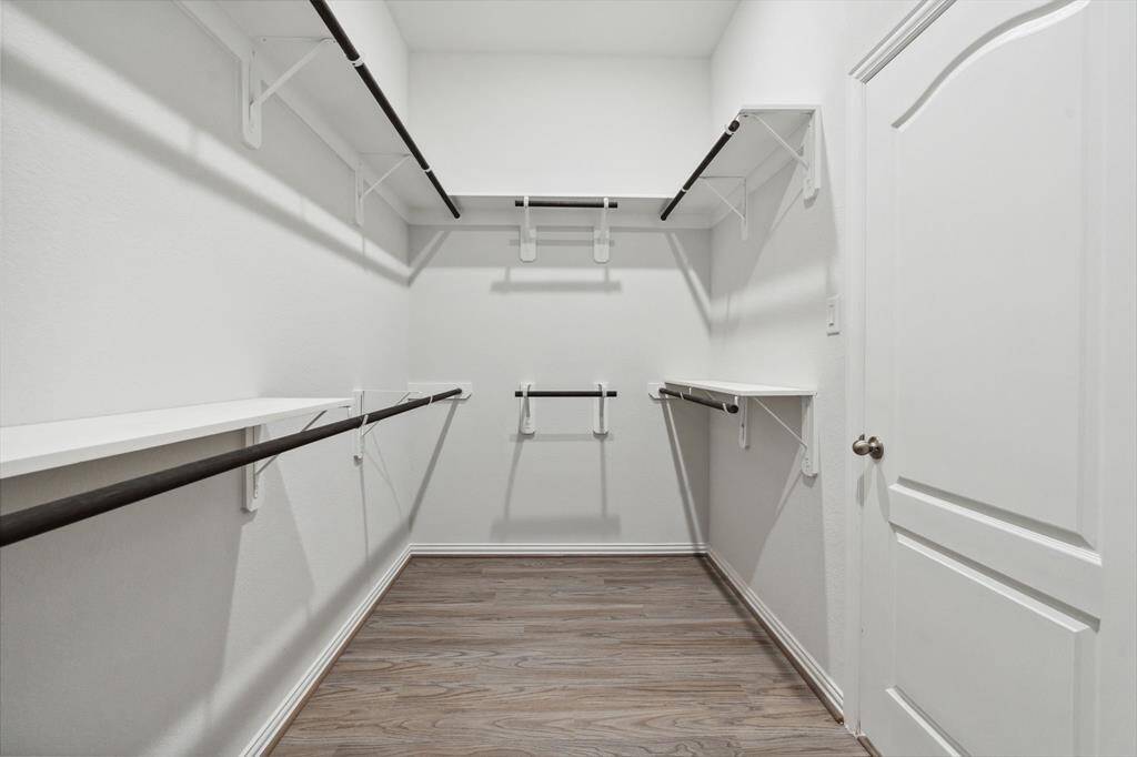 Primary closet