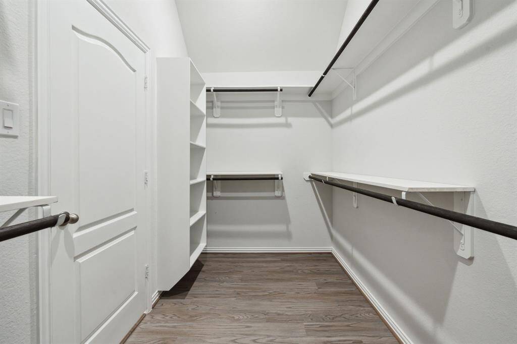 Primary closet