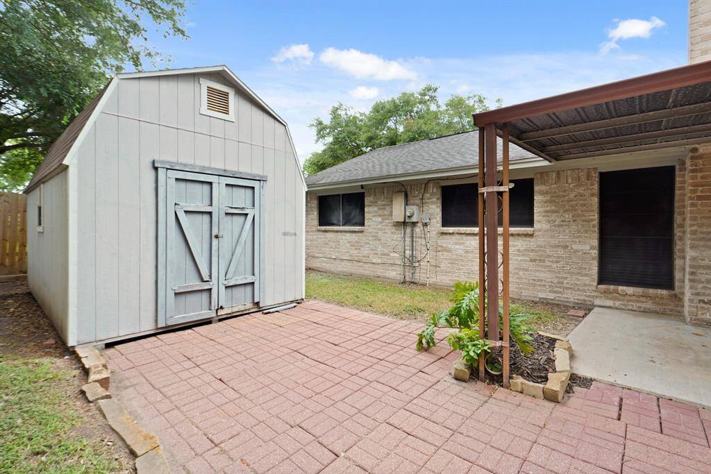 Storage Shed included!