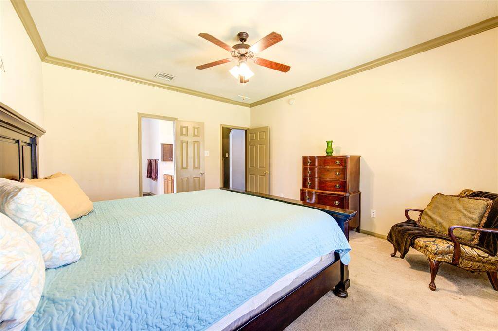 Natural light inside the 1st floor primary bedroom