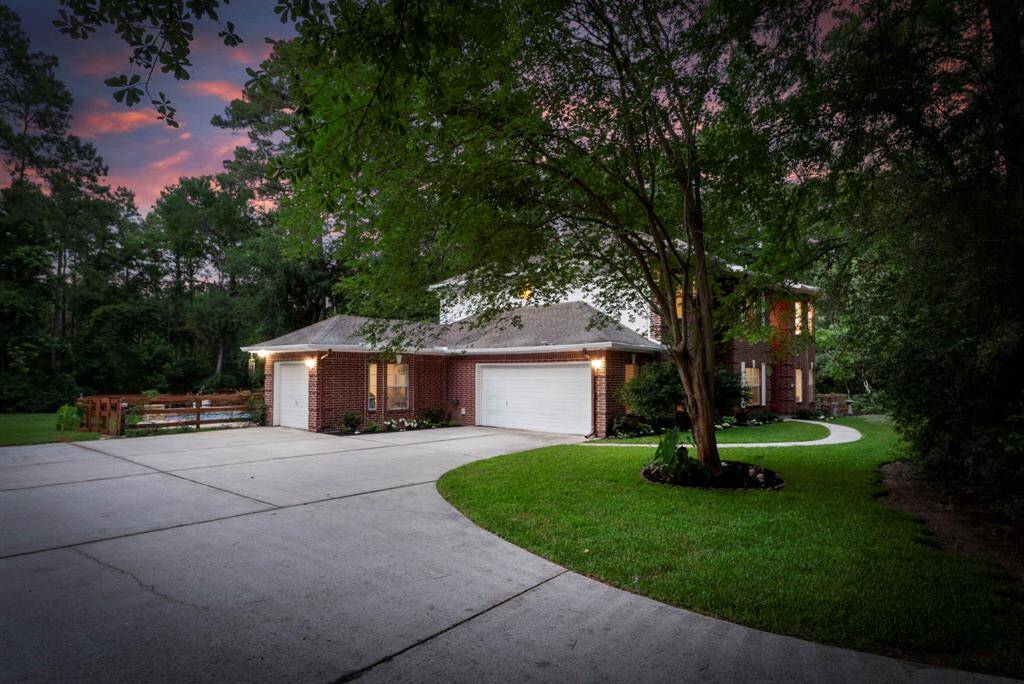 Enjoy the massive driveway and 3 car garage
