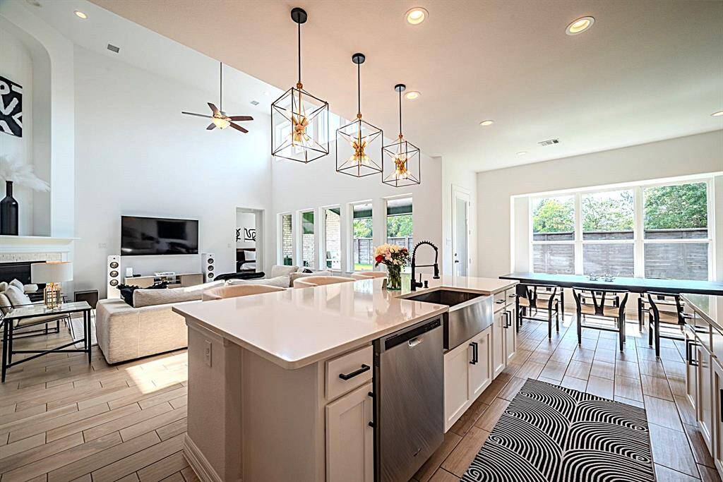 Open floorplan, where you live your life