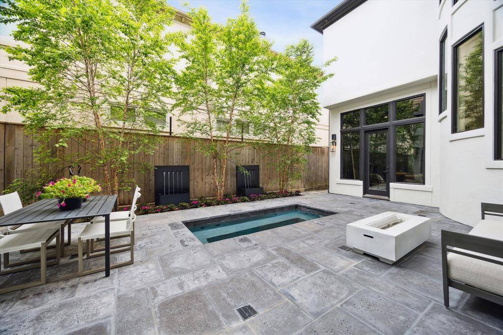 Step into your private courtyard oasis.