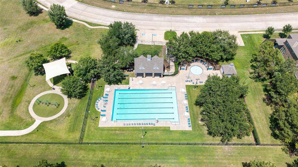 Community pool and playground