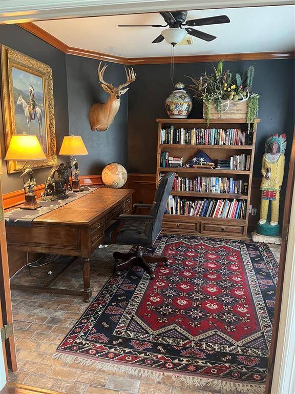 Downstairs office
