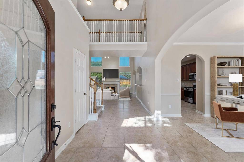 Two story entry and Dining Room just off the entry.
