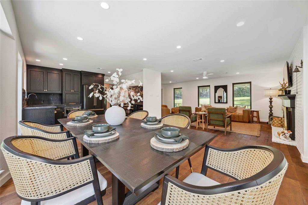 This view showcases the open floor plan and allows you to see the individual spaces and how they complement each other.
