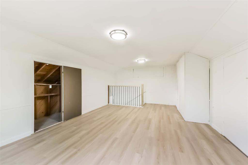 Huge upstairs storage