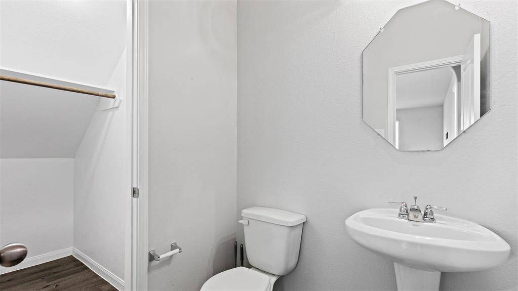 Half bath with storage