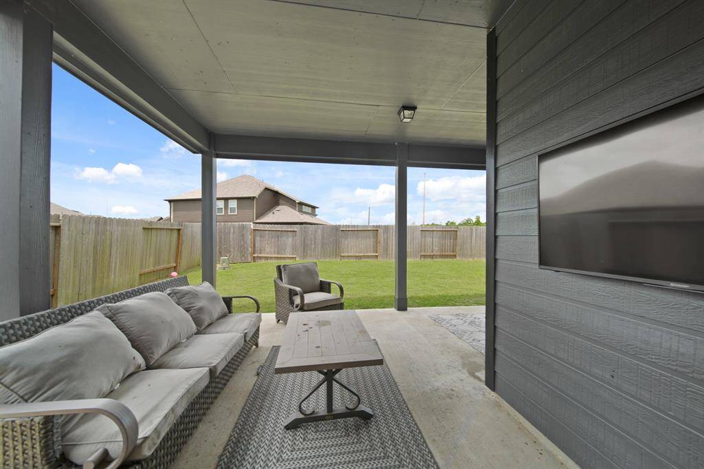 Solid board and brick fencing for more privacy.