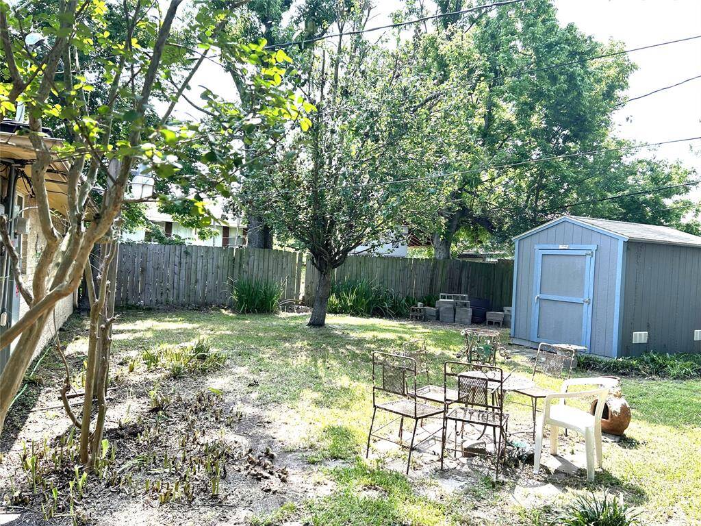 Backyard view