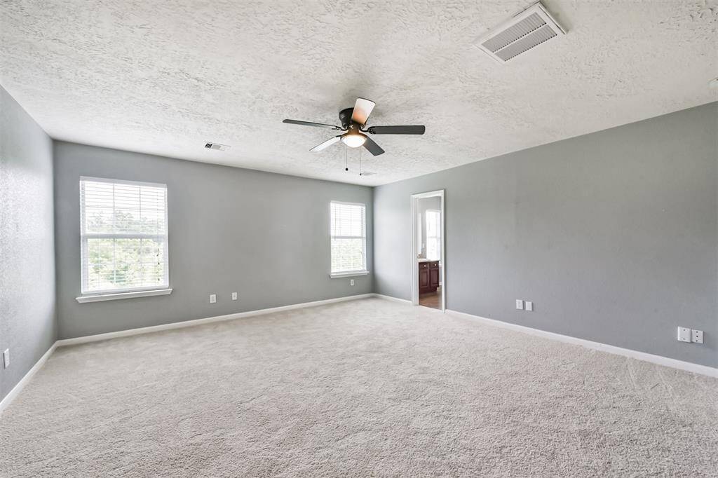 Newly  installed carpet upstairs.