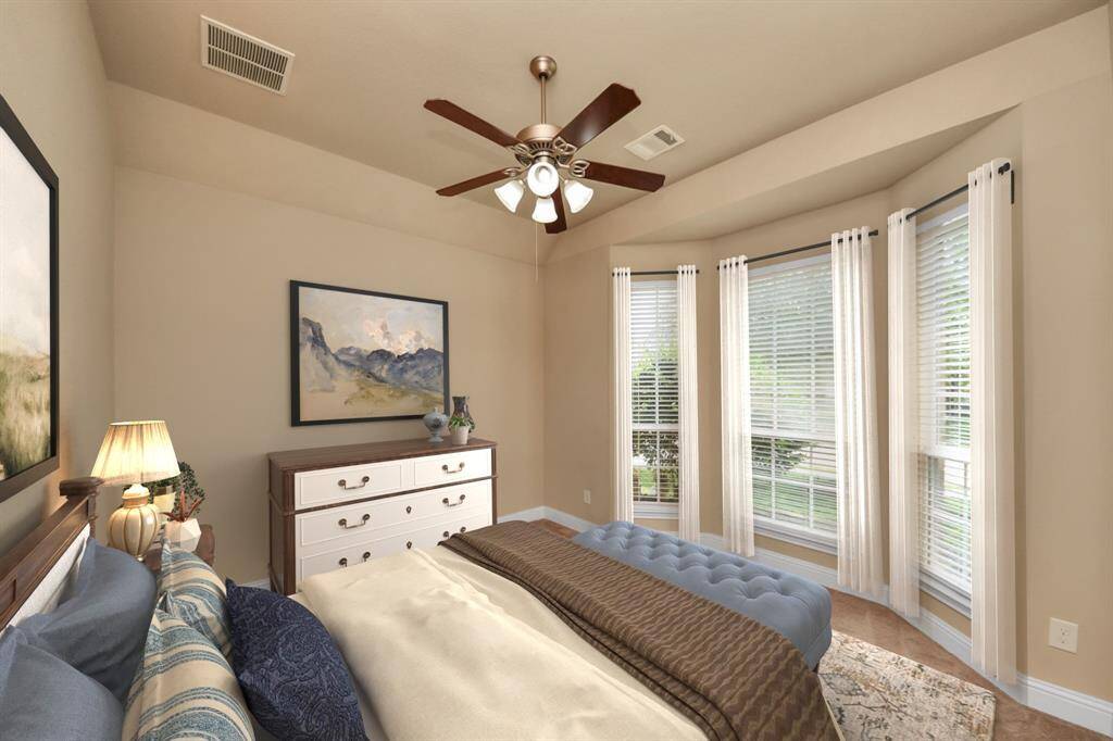 Bedroom 4. Virtually staged.
