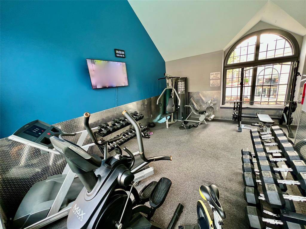 Gym layout.