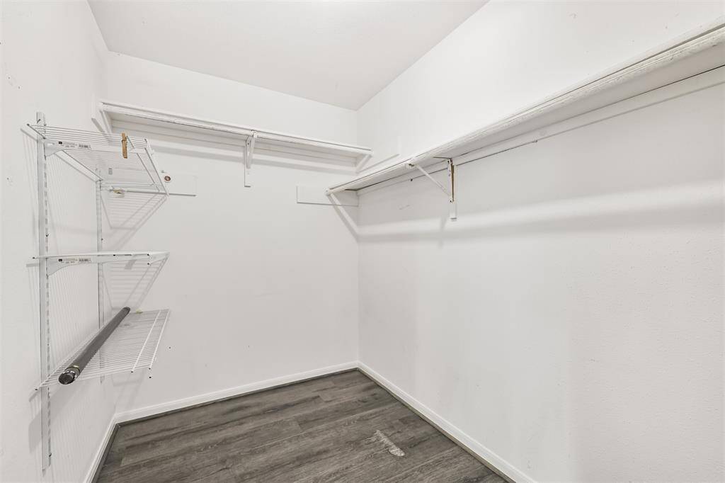 Large walk-in closet in primary bedroom