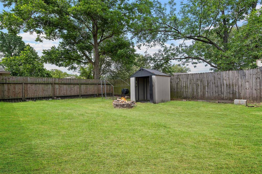 Back yard.