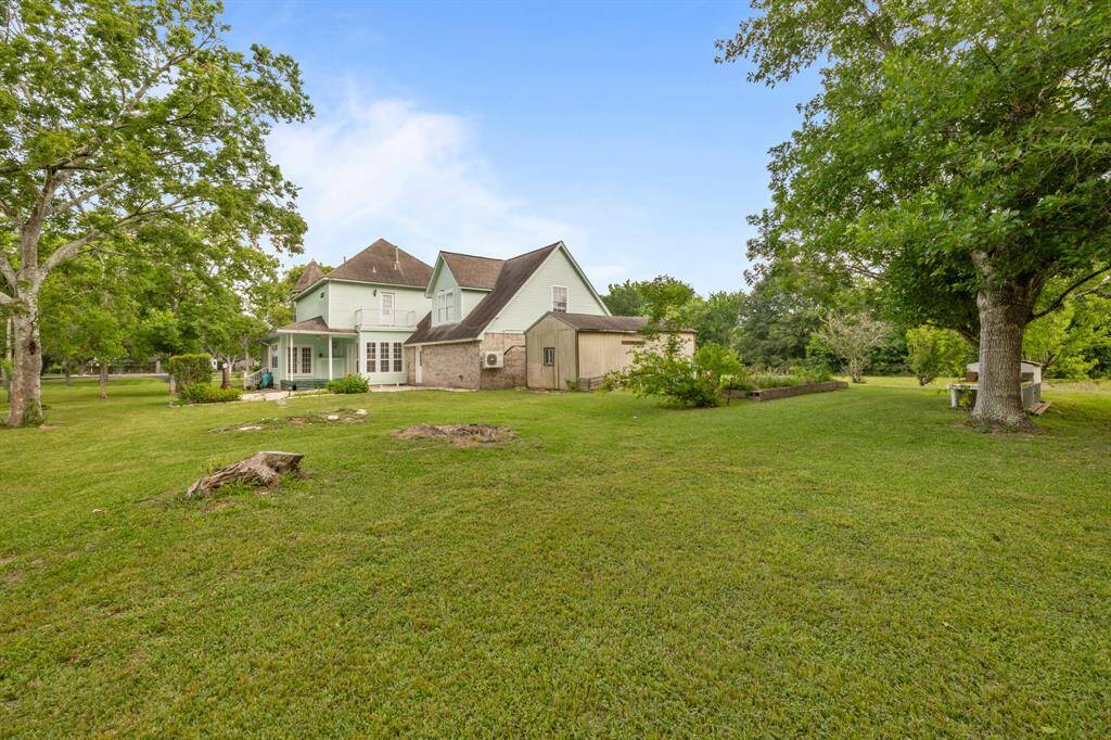 Mature trees create a lush, shaded landscape while still leaving plenty of open space to design the backyard of your dreams.
