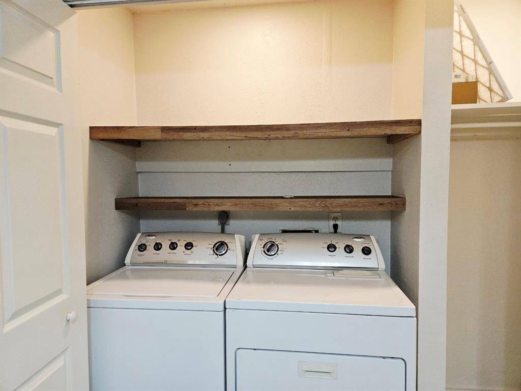 Provided washer and dryer