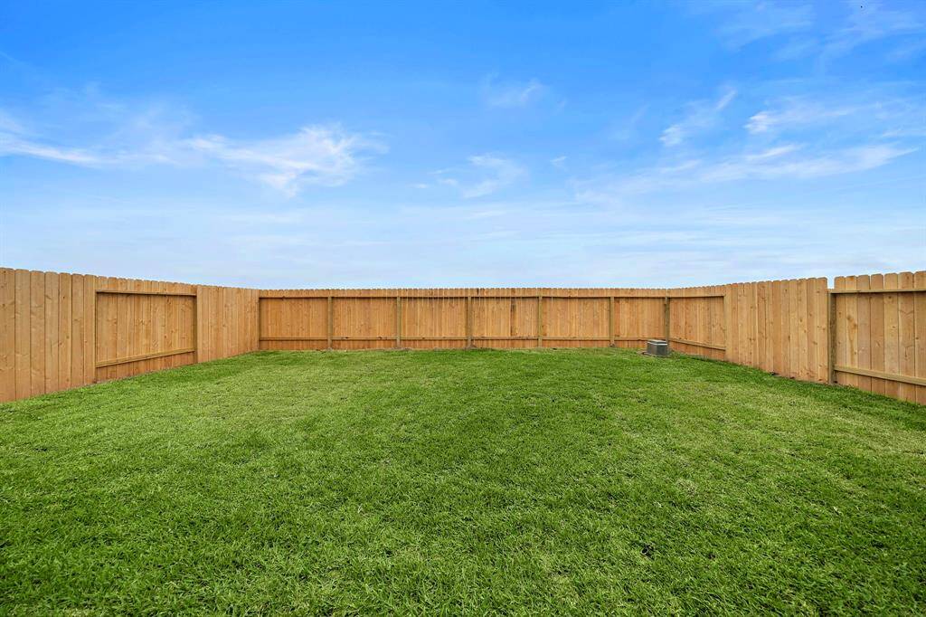Spacious yet manageable backyard with no back neighbors.