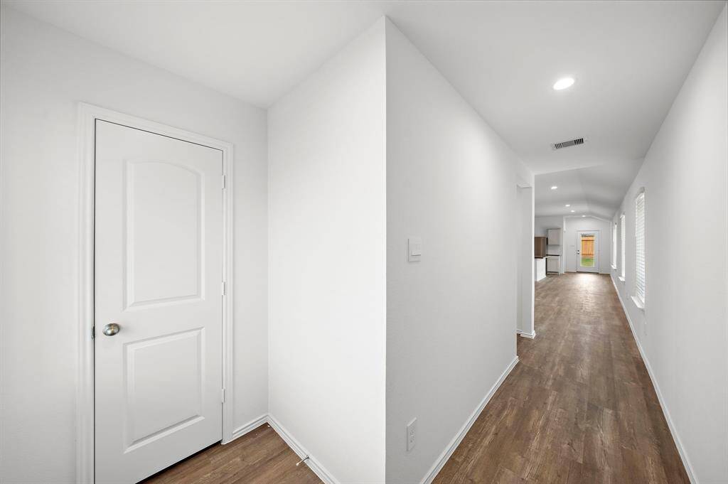 A foyer and coat closet as soon as you enter the front door.