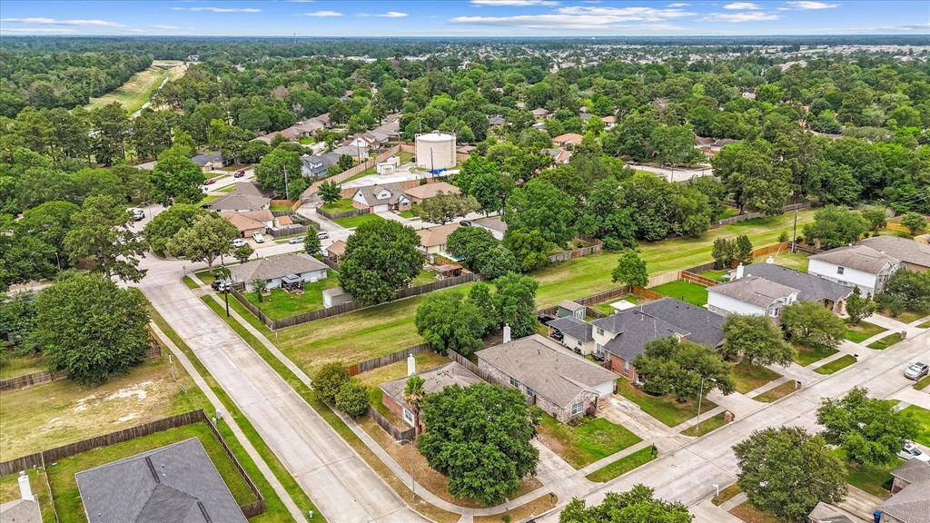 Aerial view of the community