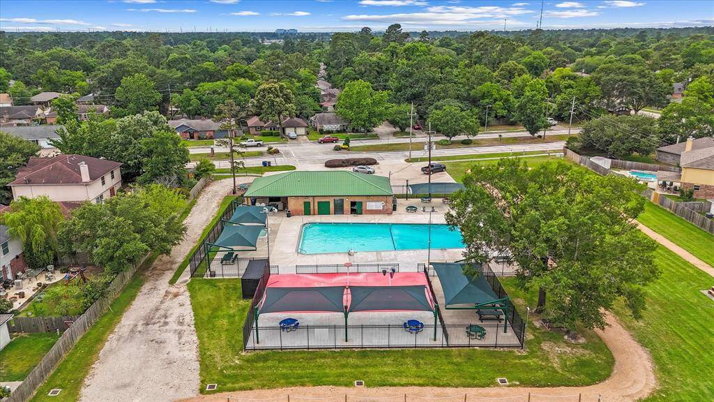 Community pool and park