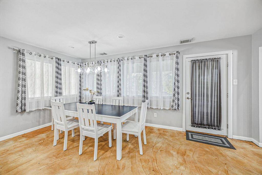 Dining area Patio located off of dining area.