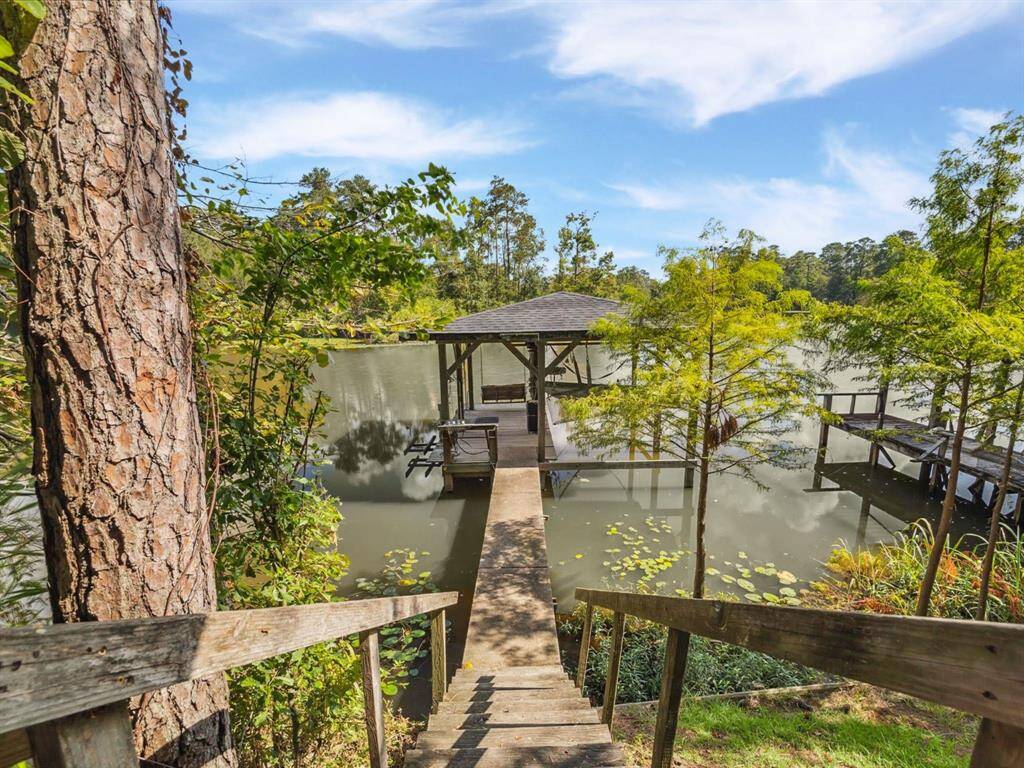 View of boat house from Gazebo.