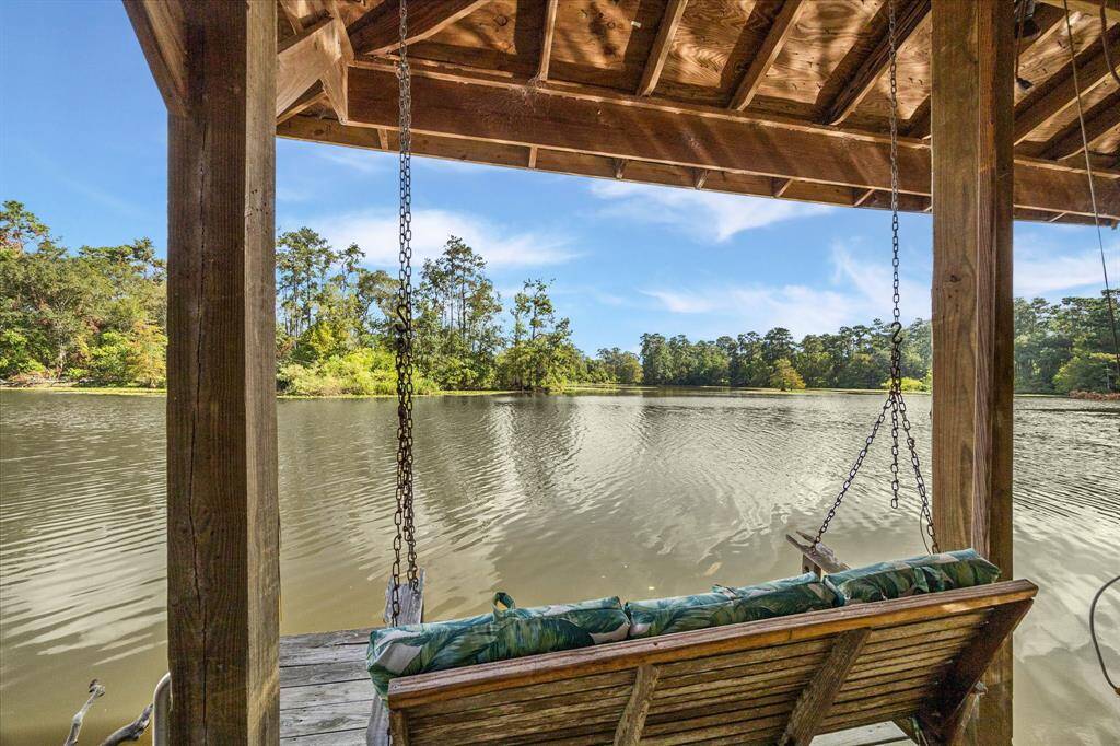Picturesque view from the boat house.