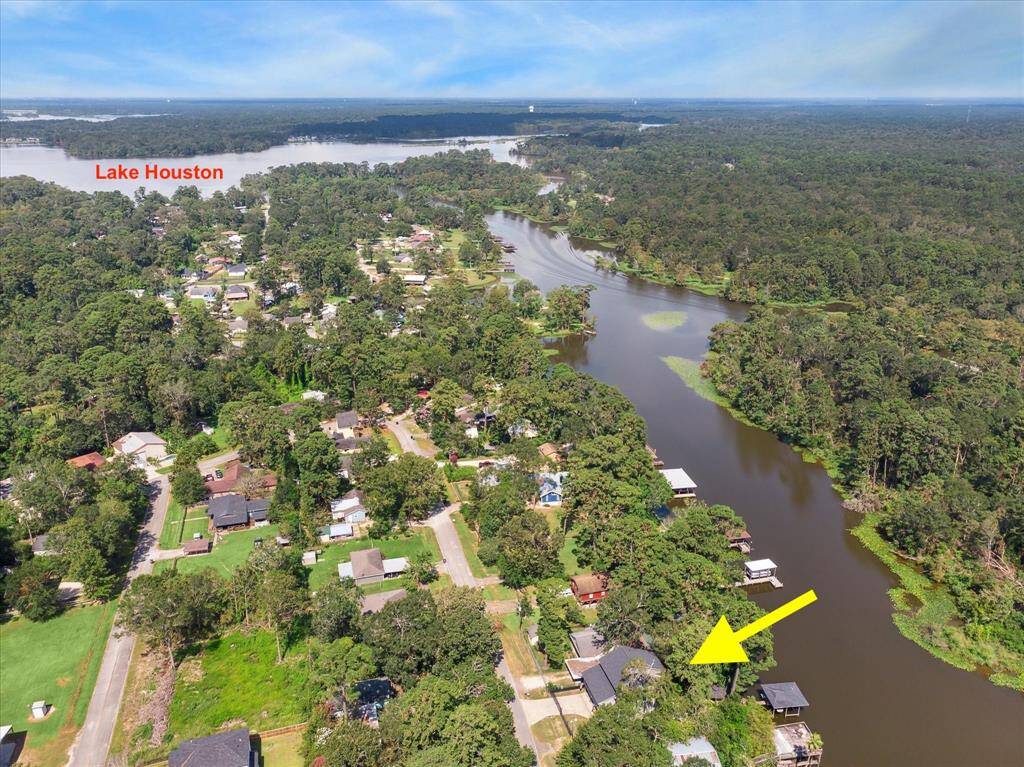 Luce Bayou flows into Lake Houston. Luce Bayou is wide and deep - no issues getting boat out on water.