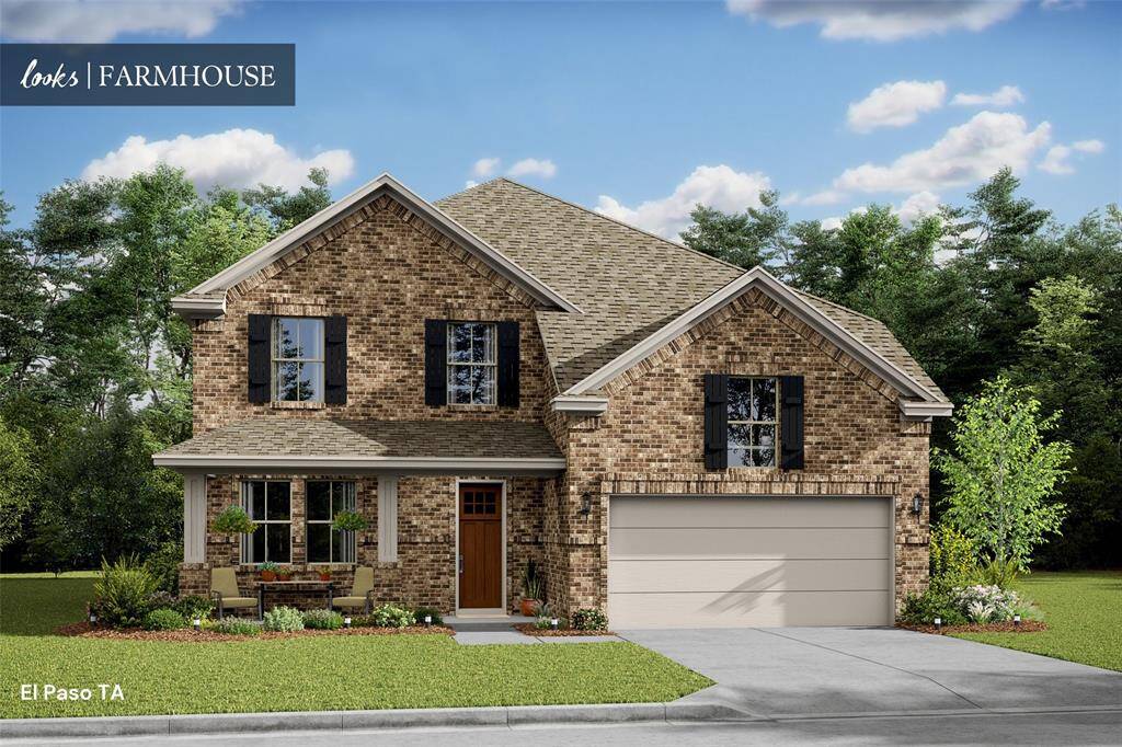 Stunning El Paso design by K. Hovnanian Homes with elevation TA in beautiful Kingdom Heights. (*Artist rendering used for illustration purposes only.)