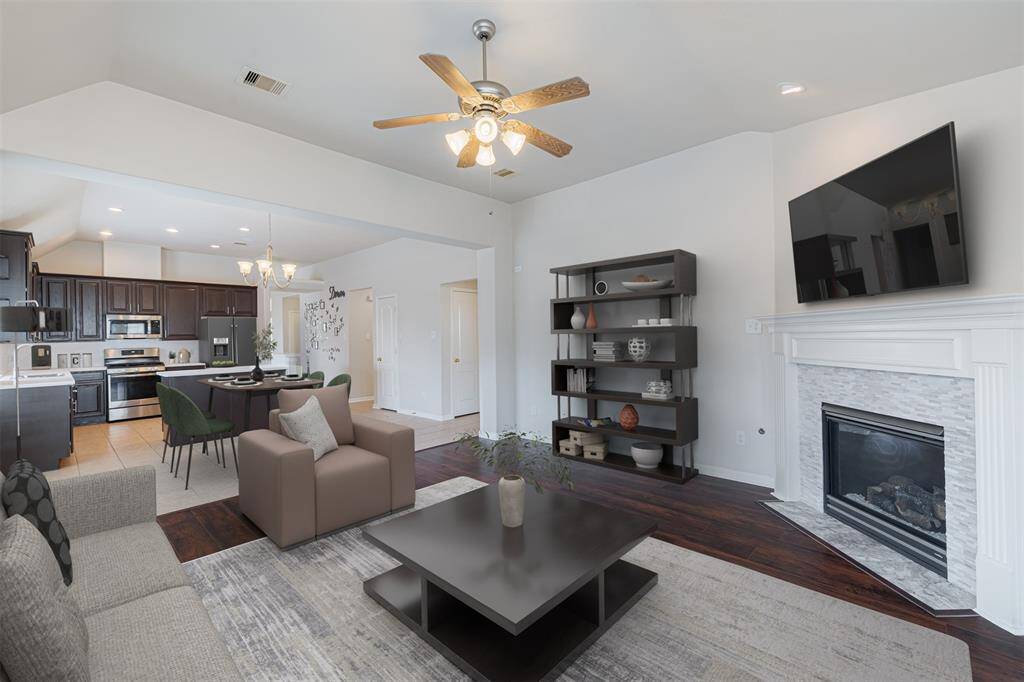 Family room *Virtually Staged*