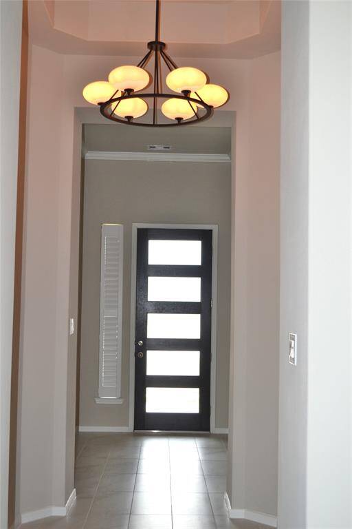 High end Crystorama Capsule chandeiler.