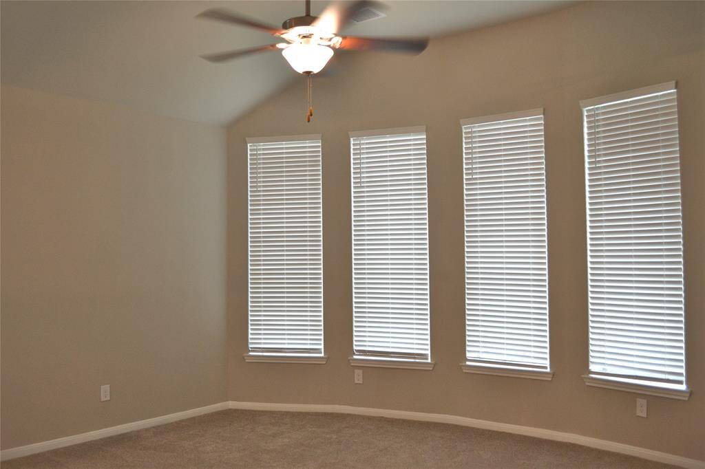 Spacious primary bedroom
