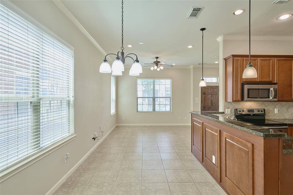 Dining and kitchen areas