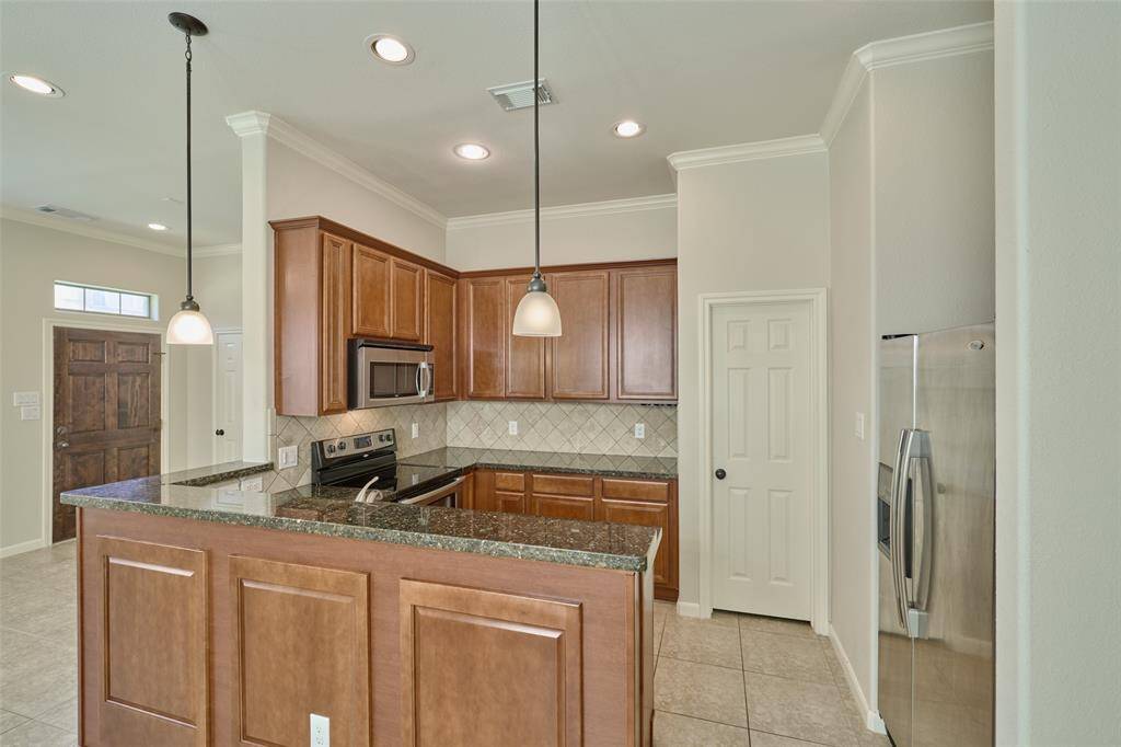Kitchen with walk-in pantry