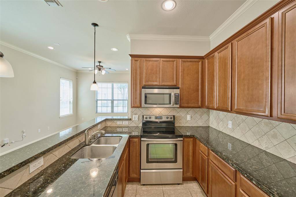 Kitchen with Granite Countertops