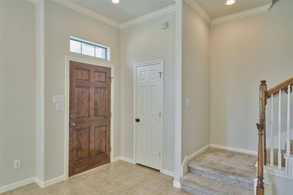Entrance, Living area & Stairway