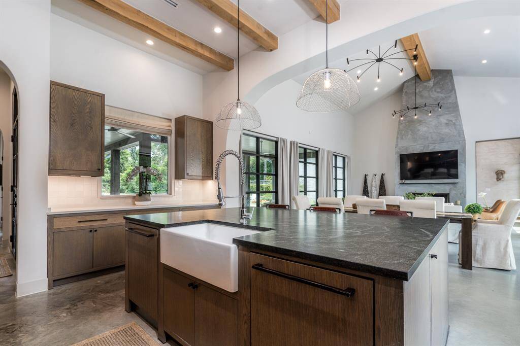 A great entertaining area as the kitchen is open to the living room.  Also includes 2 Asko dishwashers