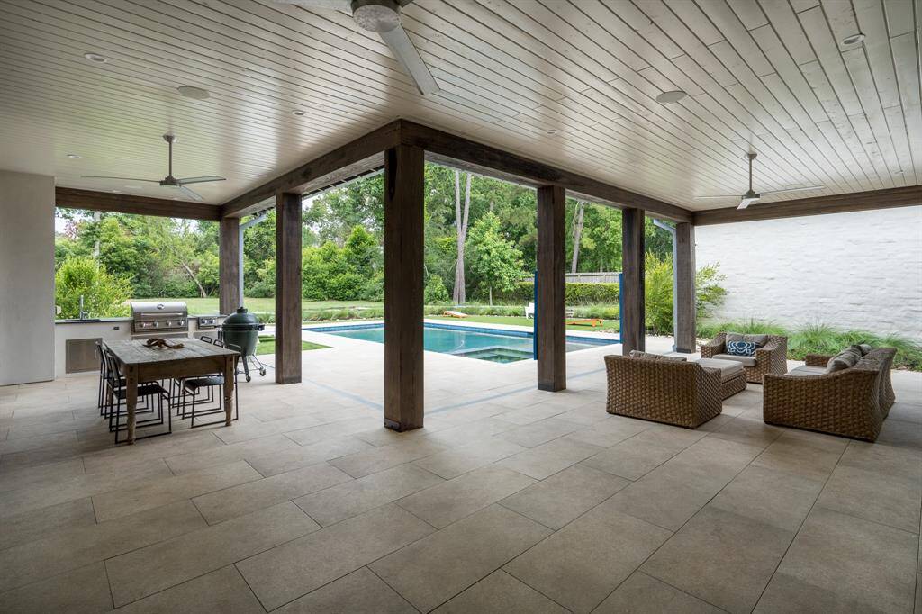 Sit outside under the patio, enjoy the pool or hot tub......you've earned it.