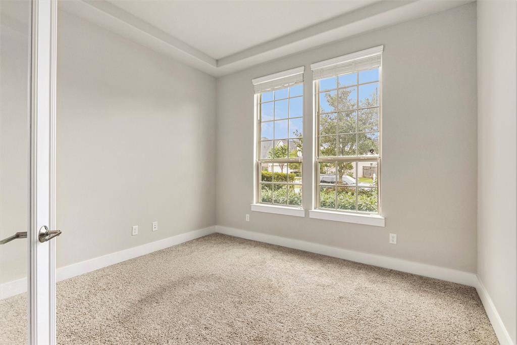 Private home office tucked away downstairs—ideal for remote work, studying, or a creative workspace.