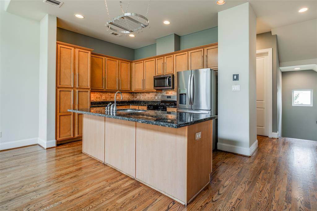 Chefs kitchen with tons of cabinet and storage space