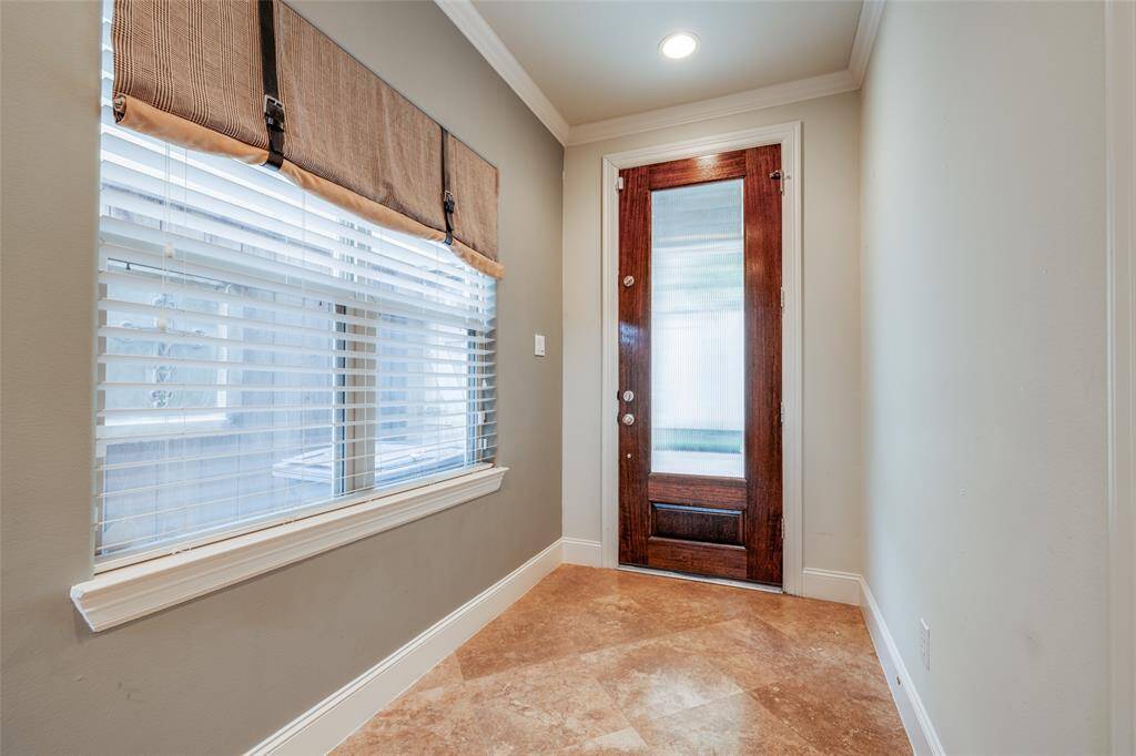 View of front door to home