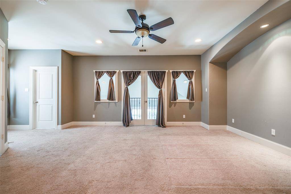 Oversized master suite