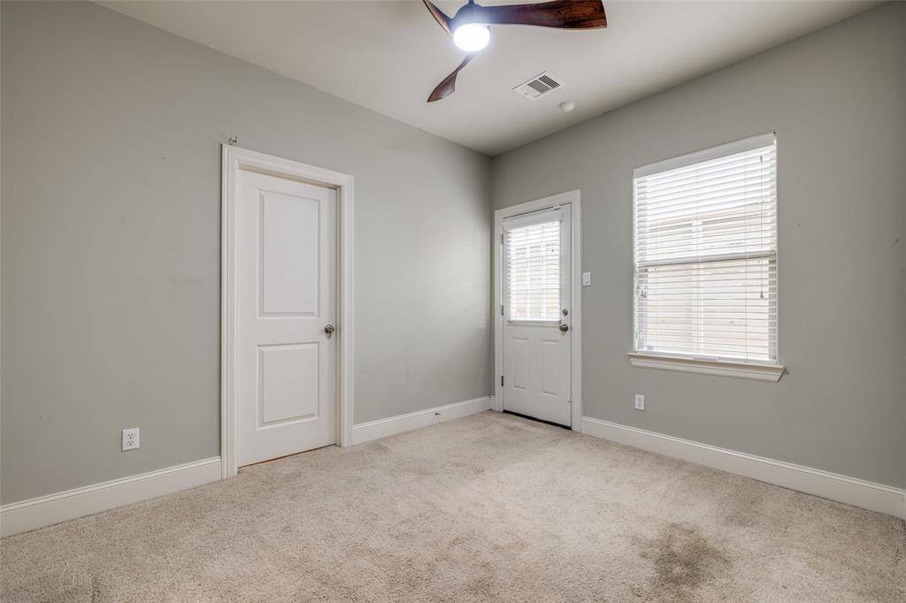 Downstairs bedroom with full bathroom