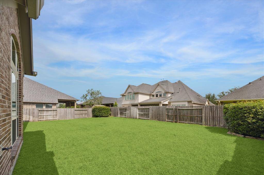 Pool ready backyard!