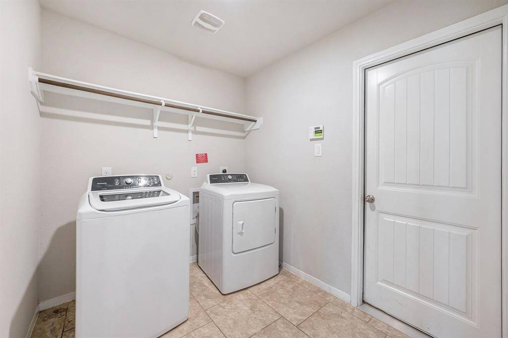 Utility room in the house.