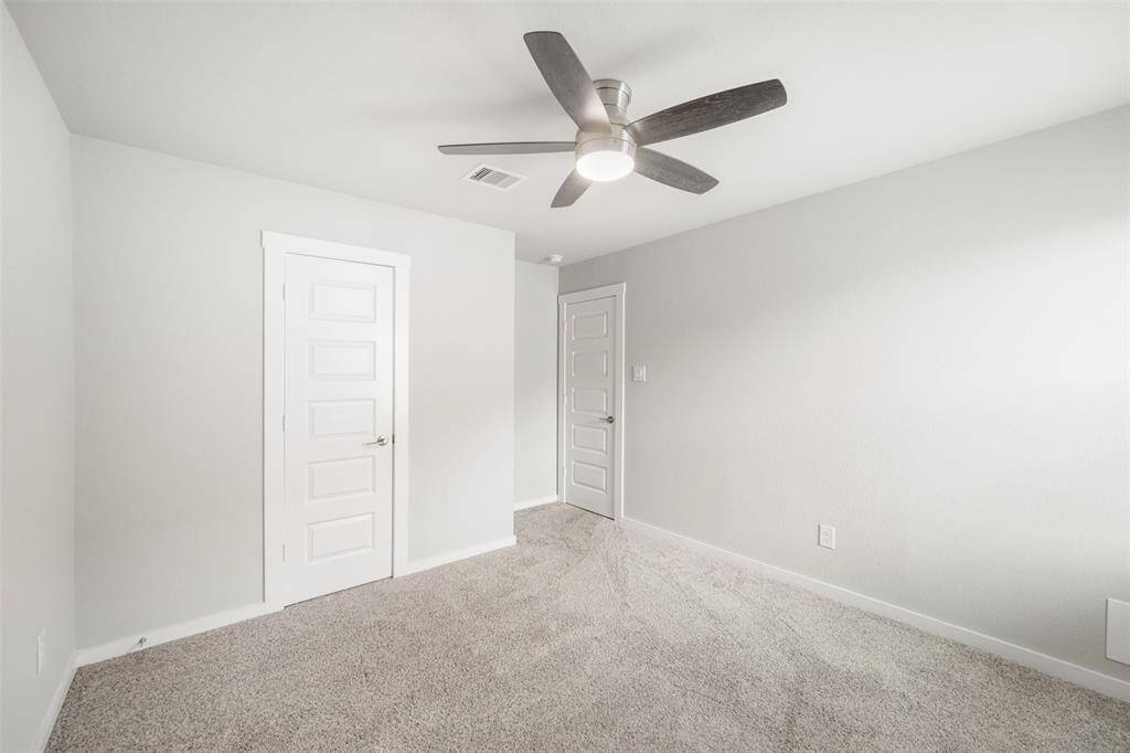 Here is a second view of room 2 of 4 showing the closet door at left.