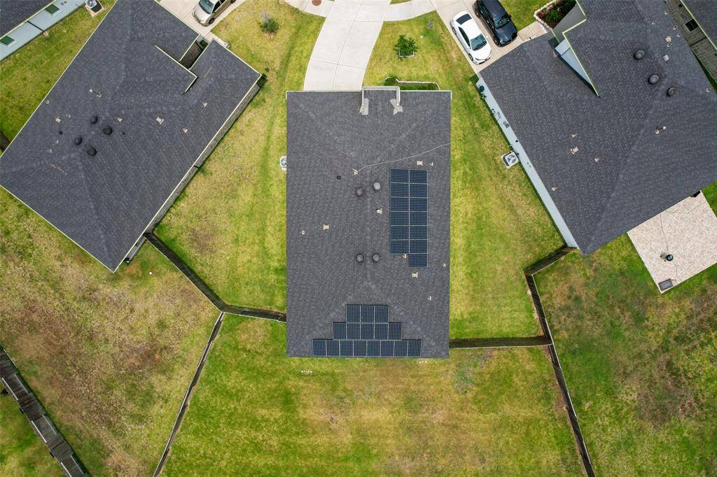 These 29 solar panels produce more energy than the home requires, and the panels are completely paid for.  You will appreciate having little-to-no electric bills each month!