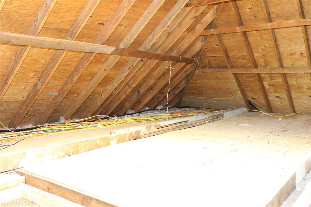 Garage attic for extra storage